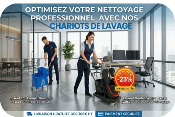 Performance et ergonomie pour des sols impeccables.